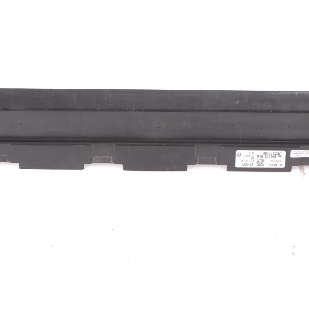 Radiator Cover BMW G30 G31 G32 GT G11 G15 Bracket Top Upper Panel Trim to with Part number 8577636 Radiator Cover BMW G30 G31 G32 GT G11 G15 Bracket Top Upper Panel Trim - SKU 8577636 - Part number 8577636
