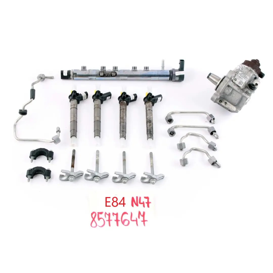BMW E84 20d 20dX Diesel N47 177HP Set Bomba Combustib Inyector Sistema Inyección - SKU 8577647 - Número de pieza 8577647