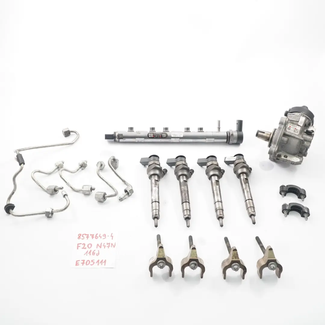 N47N 116d 118d F30 318d Pompa carburante Iniettore Sistema iniezione Set per BMW F20 con numero di parte 8577649 BMW F20 N47N 116d 118d F30 318d Pompa carburante Iniettore Sistema iniezione Set - SKU 8577649-4 - Numero di parte 8577649