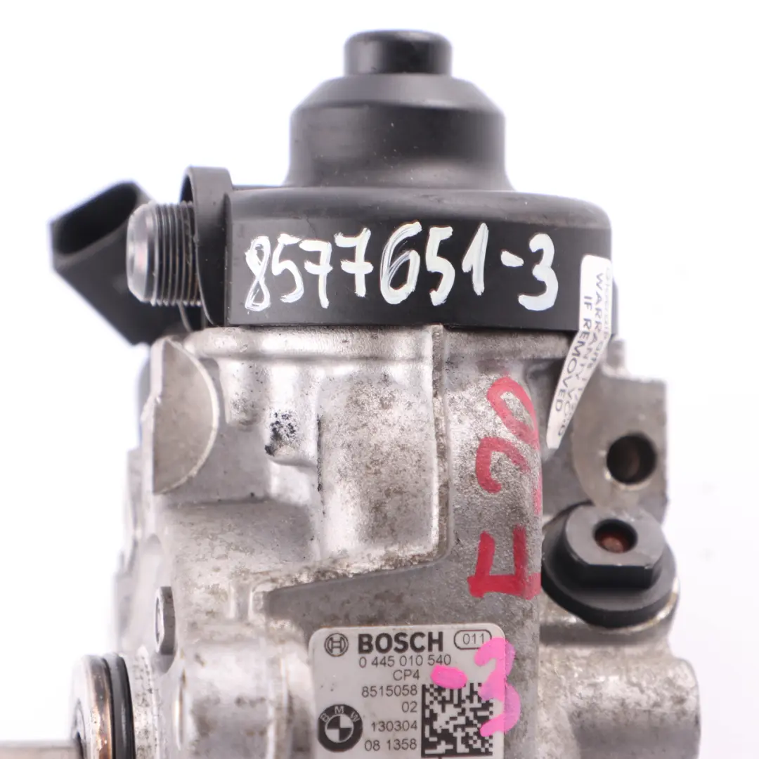  Pompa Carburante BMW F20 F21 116d ed N47N 116hp Pompa Iniezione 8515058 - SKU 8577651-3 - Numero di parte 8577651