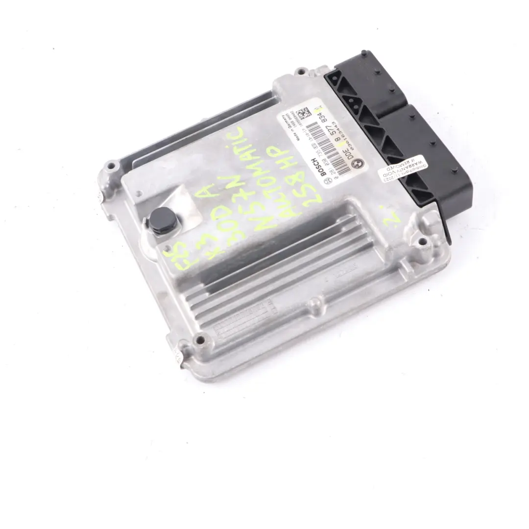 N57N 330d 30dX 258HP Unidad Control Motor ECU Automático para BMW F30 X3 F25 con número de pieza 8577834 BMW F30 X3 F25 N57N 330d 30dX 258HP Unidad Control Motor ECU Automático - SKU 8577834 - Número de pieza 8577834