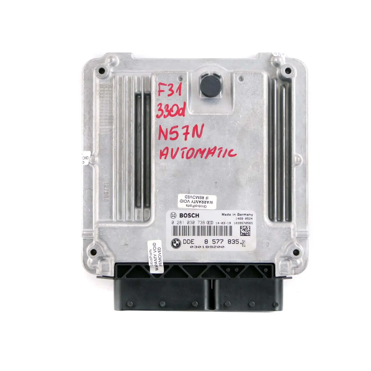 BMW F10 F30 330d 530d 258HP Unité De Contrôle Du Moteur 8577835 Automatique