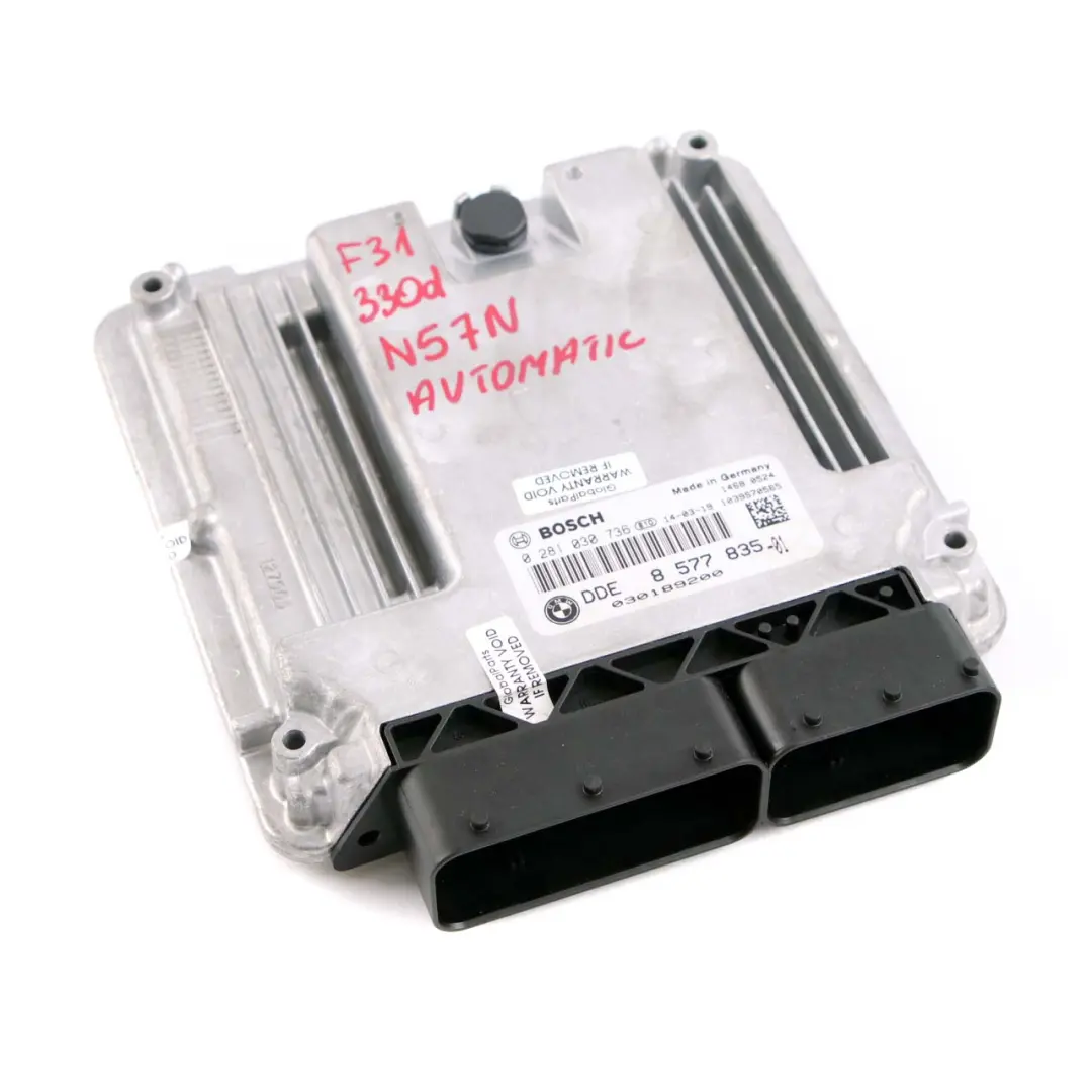 BMW F10 F30 330d 530d 258HP Engine Control Unit N57N ECU DDE Automatic - SKU 8577835 - Part number 8577835