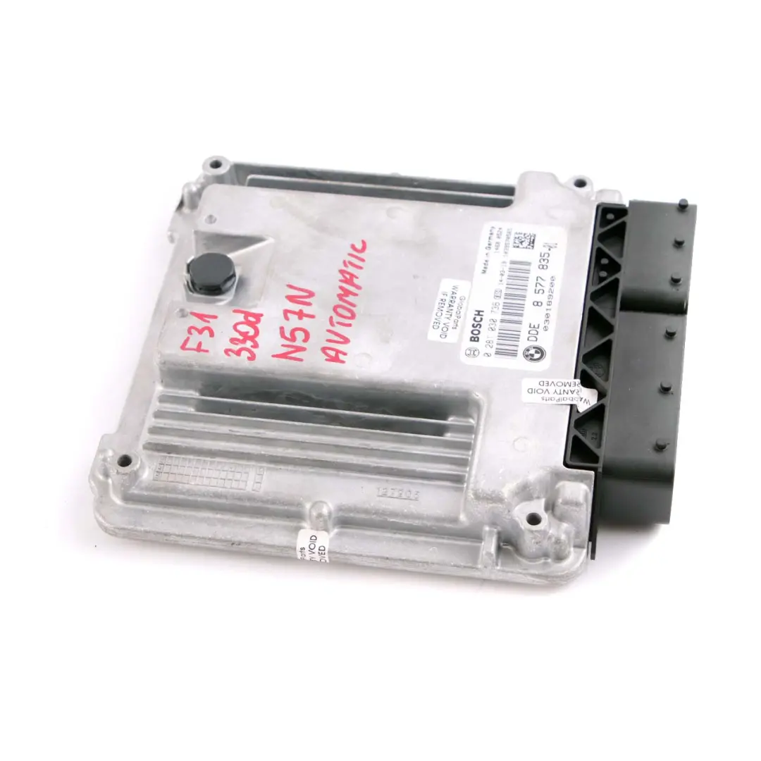 BMW F10 F30 330d 530d 258HP Engine Control Unit N57N ECU DDE Automatic - SKU 8577835 - Part number 8577835