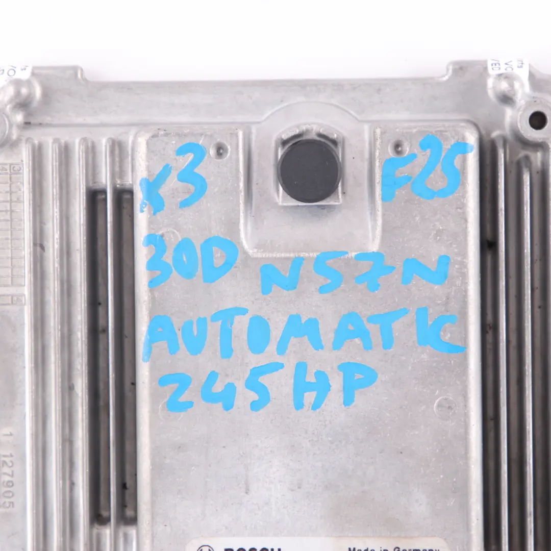 BMW X3 F25 30dX Diesel N57N 258HP Engine Module ECU DDE Automatic - SKU 8577839 - Part number 8577839