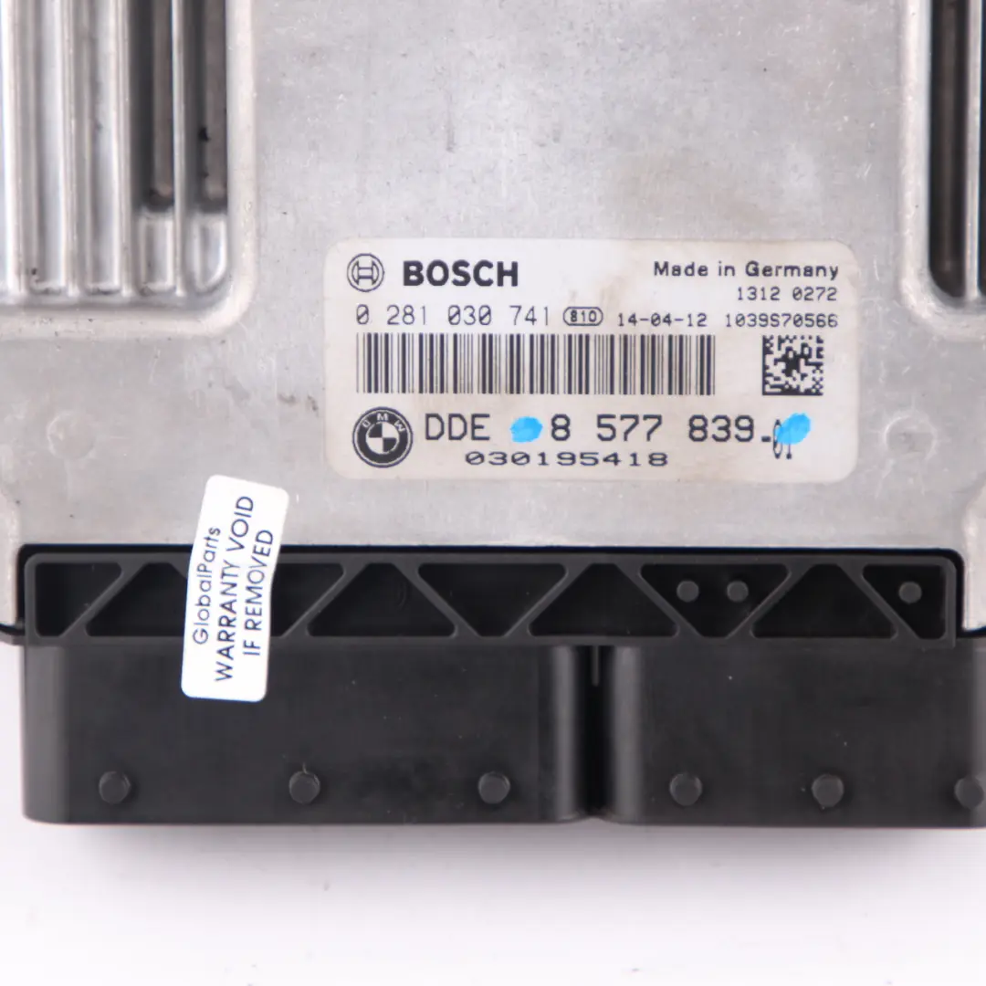 BMW X3 F25 30dX Diesel N57N 258HP Engine Module ECU DDE Automatic - SKU 8577839 - Part number 8577839