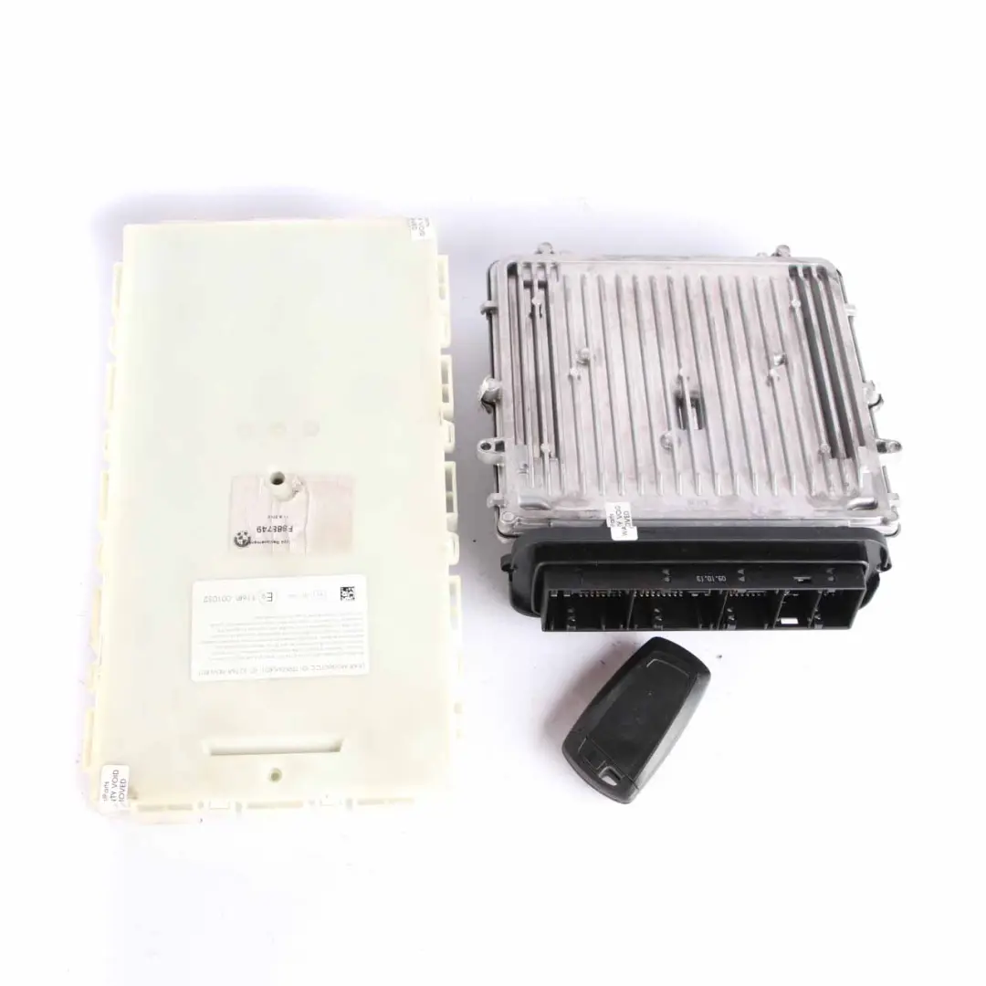 BMW F20 F30 125d 325d N47S1 Engine Control Unit ECU Kit DDE + FEM + Key - SKU 8578077-1 - Part number 8578077