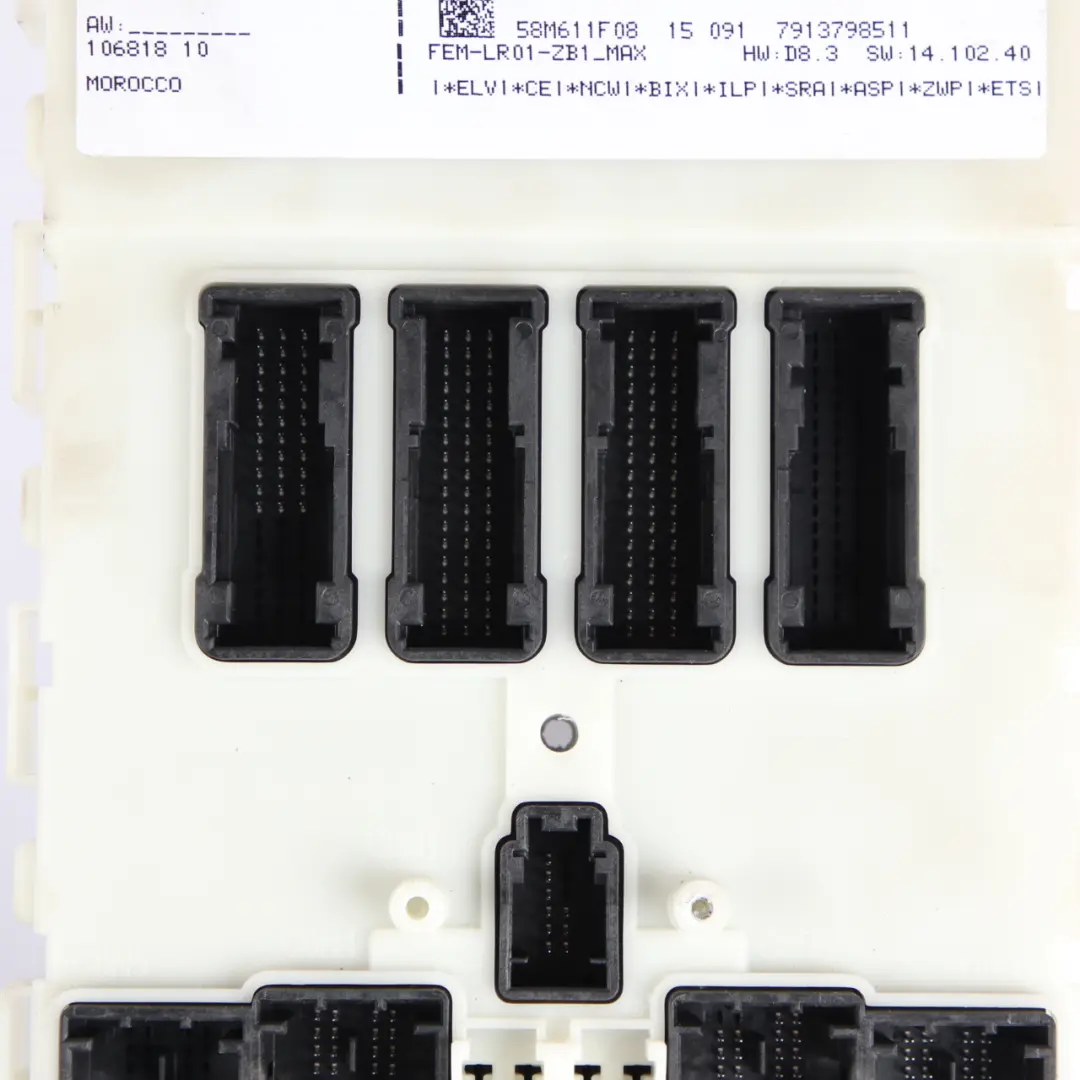 BMW F20 F30 125d 325d N47S1 Engine Control Unit ECU Kit DDE + FEM + Key - SKU 8578077-1 - Part number 8578077