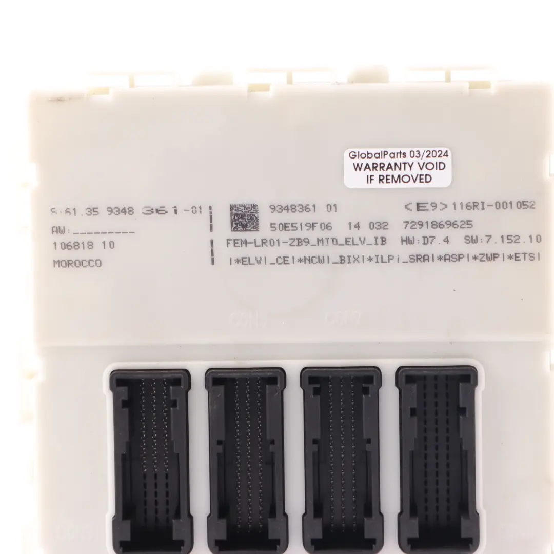 N47S1 Engine Control Unit ECU Kit DDE + FEM + Key to BMW F20 F30 125d 325d with Part number 8578077 BMW F20 F30 125d 325d N47S1 Engine Control Unit ECU Kit DDE + FEM + Key - SKU 8578077-2 - Part number 8578077