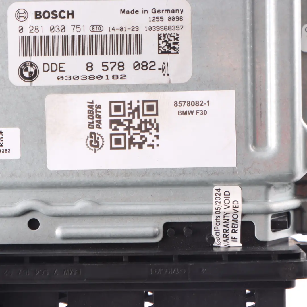 BMW F30 335dX F32 F36 435dX N57Z 313HP Engine Unit ECU Kit DDE Key FEM - SKU 8578082-1 - Part number 8578082
