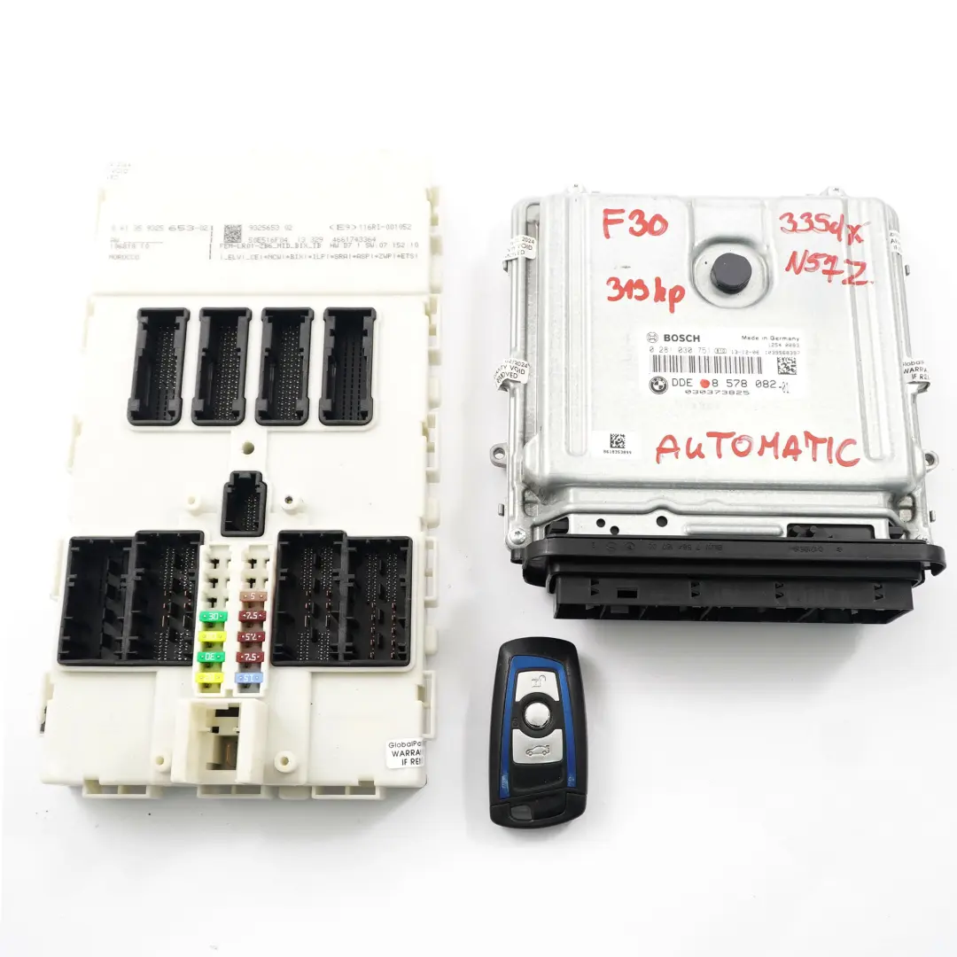 BMW F30 F32 F36 N57Z 313HP Kit ECU Contrôle Moteur DDE 8474732 Automatique - SKU 8474732-1 - Numéro de pièce 8578082