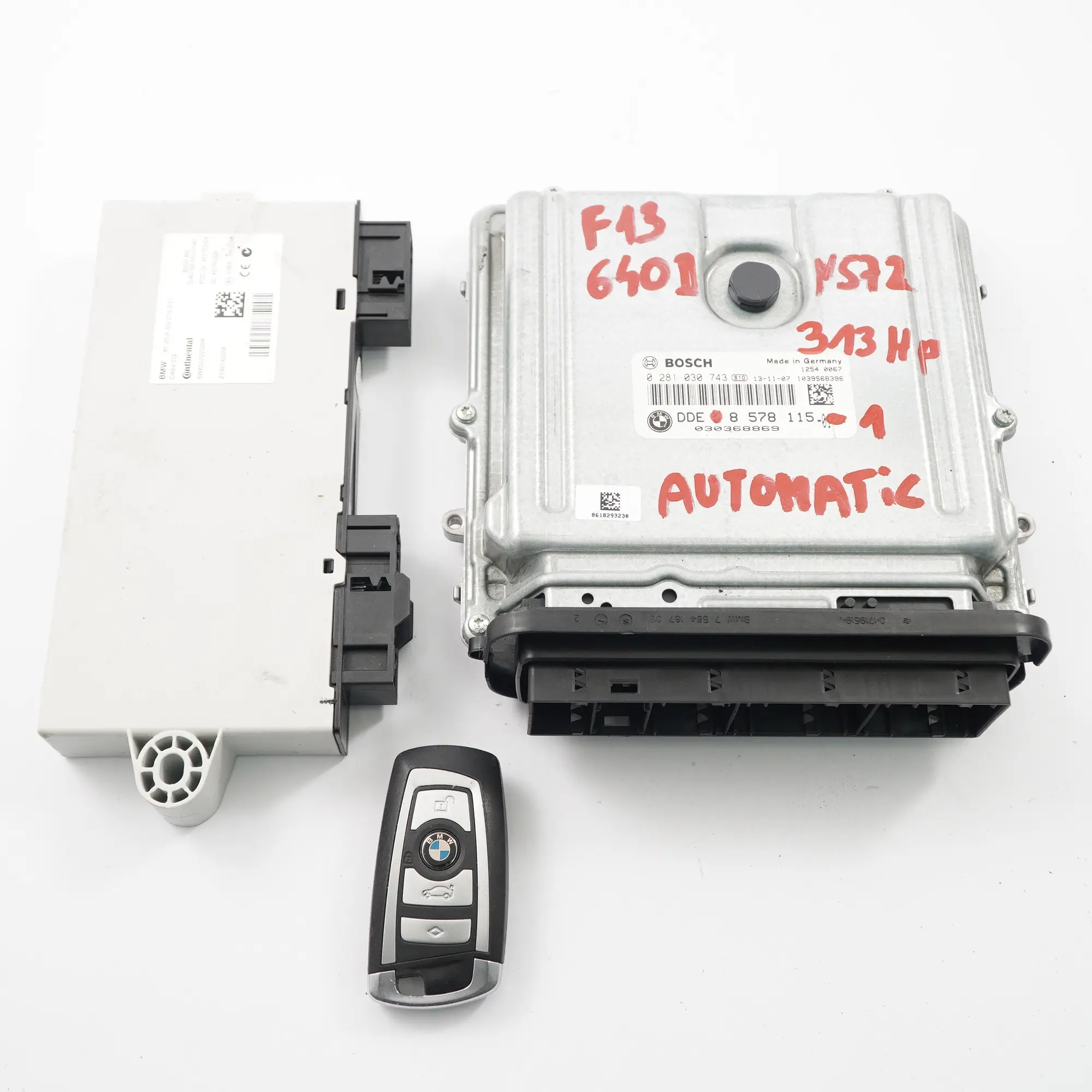 BMW F10 F11 535d F13 640d N57Z 313HP ECU Kit DDE 8578115 Clé CAS4 Automatique