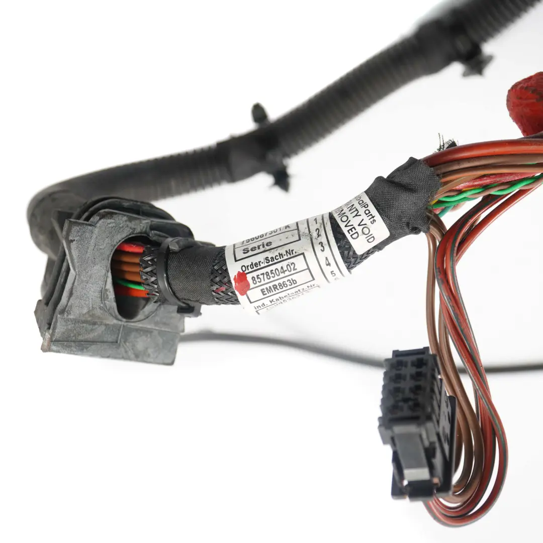 BMW F30 LCI 335dX N57Z Harnais câblage module boîte vitesses du moteur - SKU 8578504 - Numéro de pièce 8578504