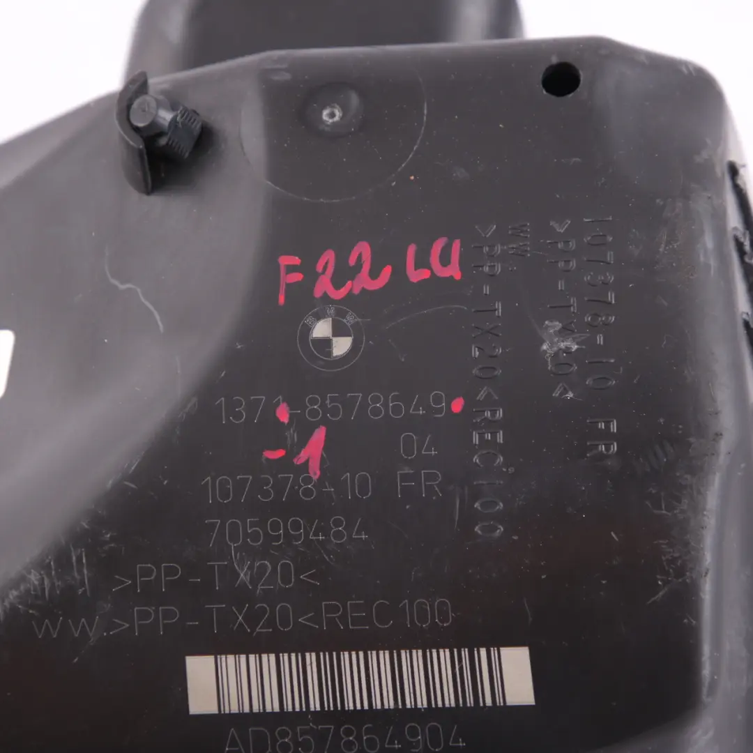 B37 B47 Diesel Air Filter Box Intake Silencer Cover to BMW F20 F21 F30 LCI with Part number 8578649 BMW F20 F21 F30 LCI B37 B47 Diesel Air Filter Box Intake Silencer Cover - SKU 8578649-1 - Part number 8578649