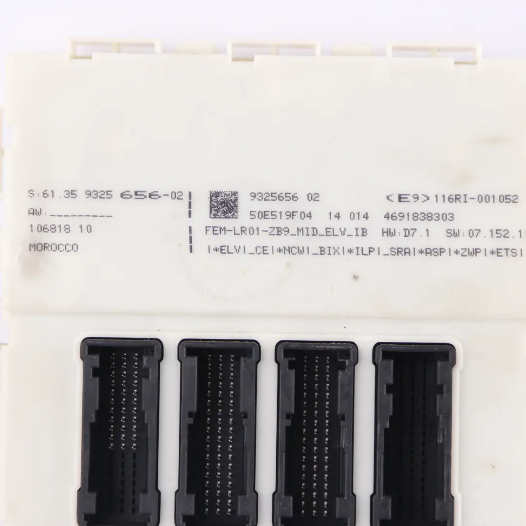 BMW F20 F21 F30 F31 116d 316d N47N 116HP ECU Kit DDE Key FEM Lock Manual - SKU 8578945-2 - Part number 8578945