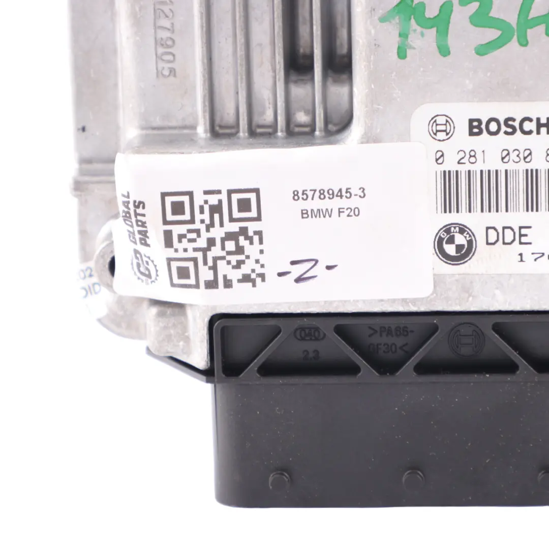 BMW F20 118d F30 318d N47N 143HP ECU Motorsteuergerät DDE Handbuch - SKU 8578945-3 - Teilenummer 8578945