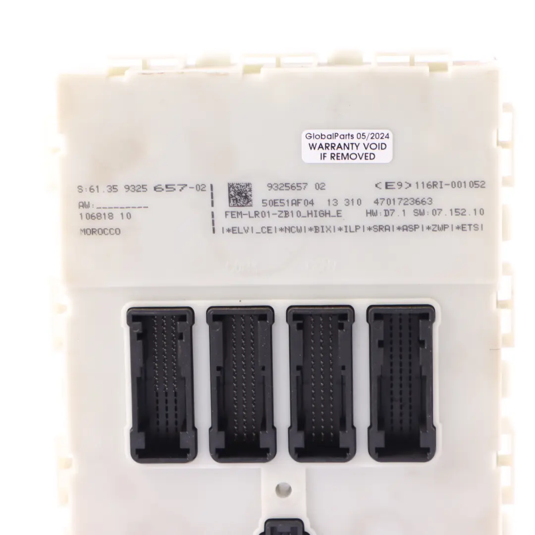 BMW F20 F30 F32 120d 320d 420d N47N 184HP Engine ECU Kit DDE FEM Key - SKU 8578946-1 - Part number 8578946