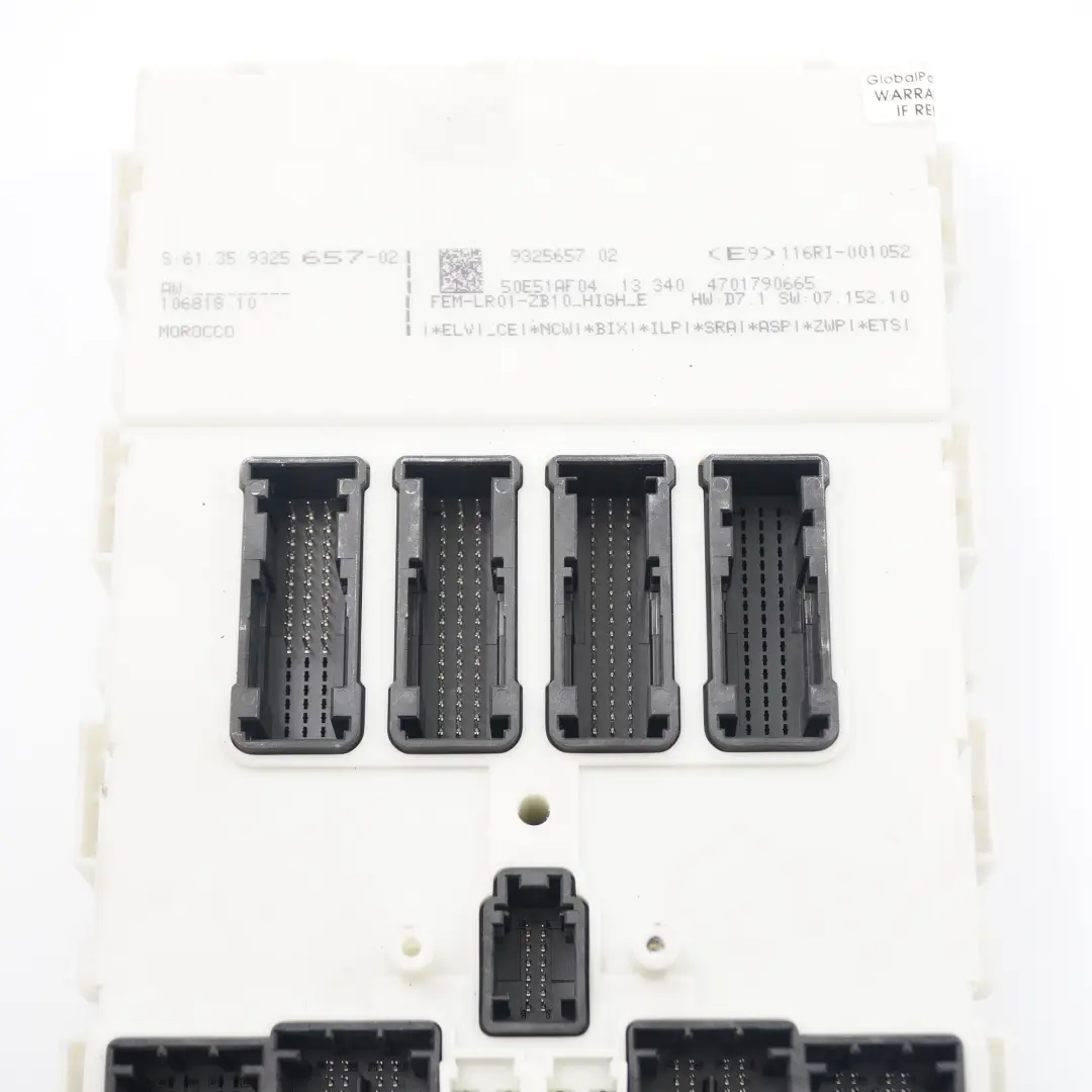 BMW F20 F30 F32 120d 320d 420d N47N Engine ECU Kit DDE FEM Key Manual - SKU 8578946 - Part number 8578946
