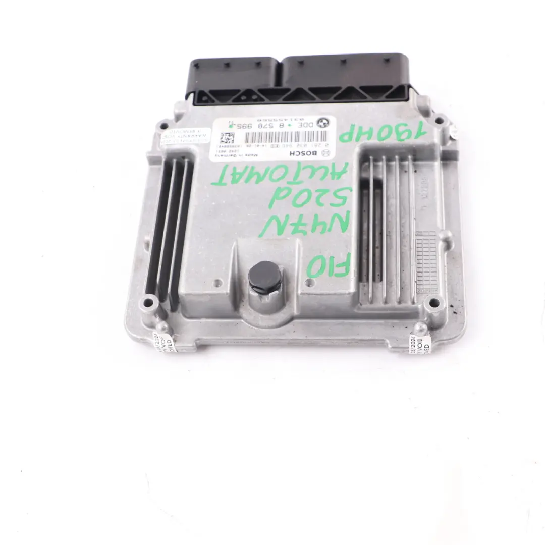 BMW F10 520d F20 120d F30 320d N47N 184HP Engine Unit ECU DDE Automatic - SKU 8578995 - Part number 8578995