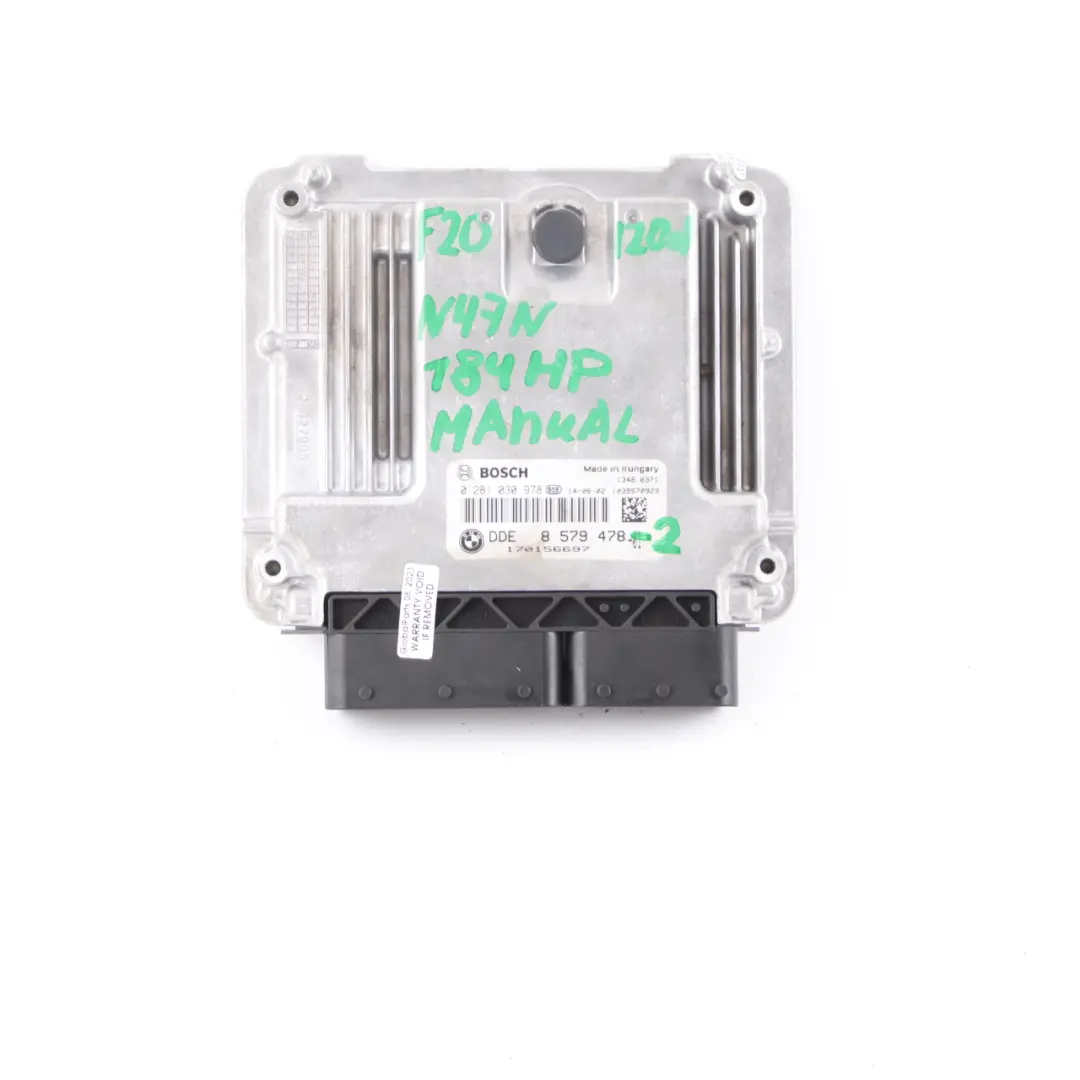 N47N 184HP ECU Kit Control Unit DDE 8579478 FEM Key to BMW F20 F30 120d 320d with Part number 13618576333 BMW F20 F30 120d 320d N47N 184HP ECU Kit Control Unit DDE 8579478 FEM Key - SKU 8579478-3 - Part number 13618576333