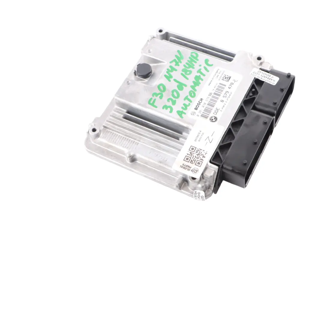 BMW F20 F30 120d 320d Diesel N47N 184HP ECU Unit DDE Automatic - SKU 8579478-4 - Numer Części 8579478