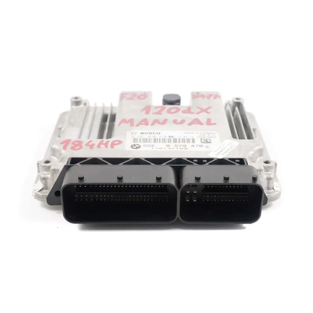 120dX 320dX 420dX Diesel N47N 184HP Unite ECU DDE Manuel pour BMW F20 F30 F32 à propos du numéro de pièce 8579478 BMW F20 F30 F32 120dX 320dX 420dX Diesel N47N 184HP Unite ECU DDE Manuel - SKU 8579478 - Numéro de pièce 8579478