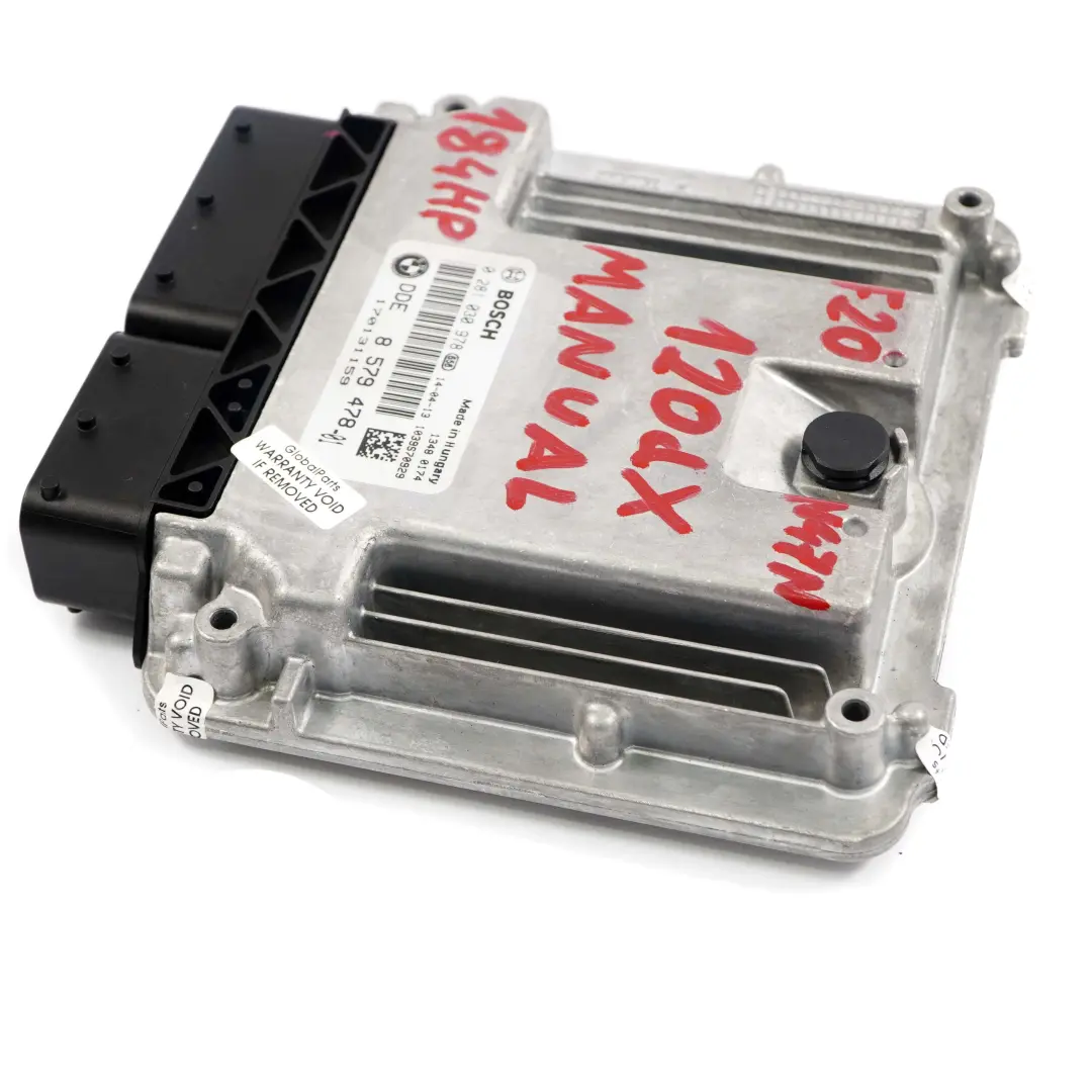BMW F20 F30 F32 120dX 320dX 420dX Diesel N47N 184HP ECU Unit DDE Manual - SKU 8579478 - Part number 8579478
