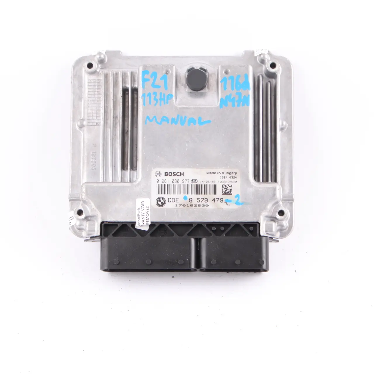 BMW F20 F21 F30 116d 316d N47N 116HP Unità controllo motore ECU 8579479 Manuale