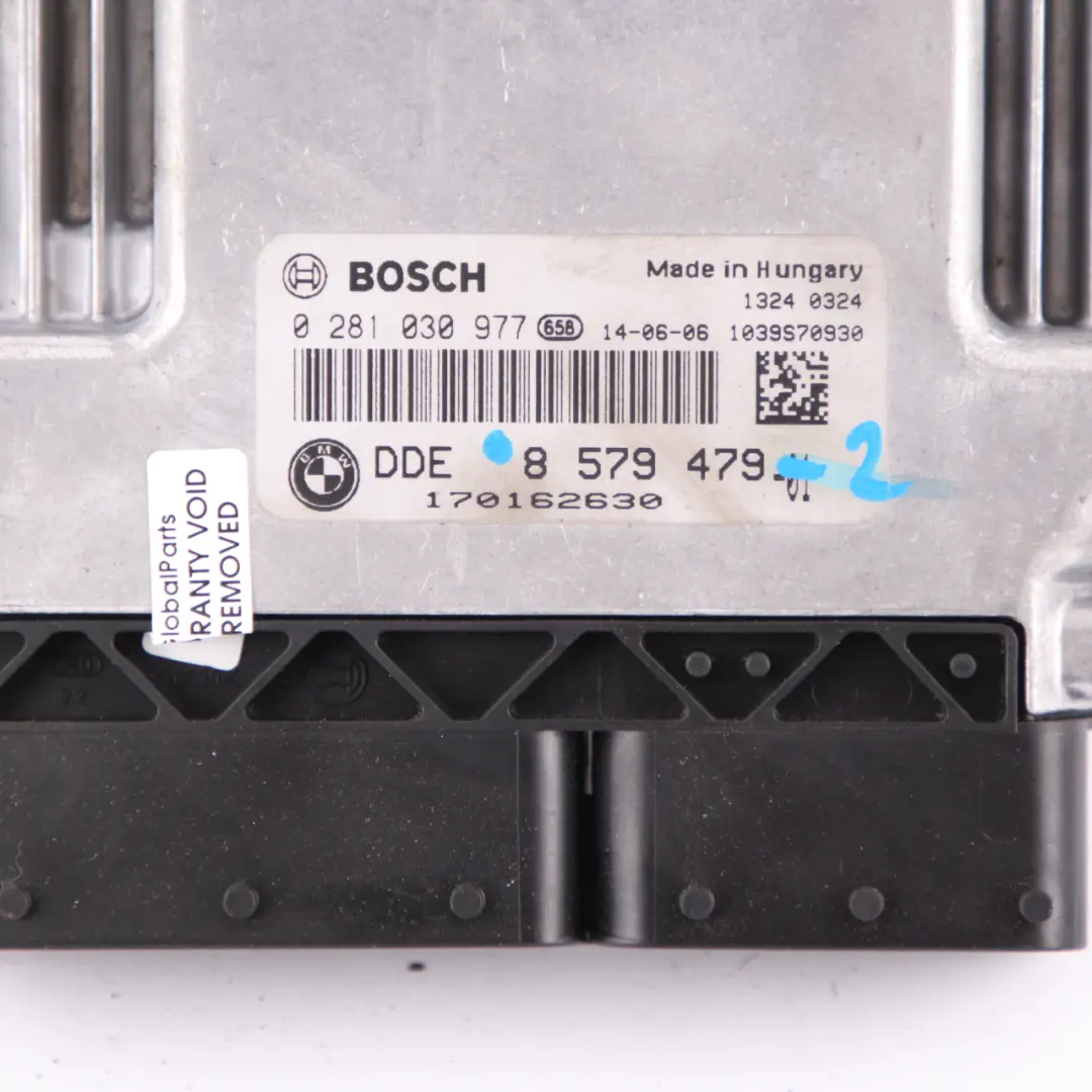 BMW F20 F21 F30 116d 316d N47N 116HP Engine Control Unit ECU DDE Manual - SKU 8579479-2 - Part number 8579479