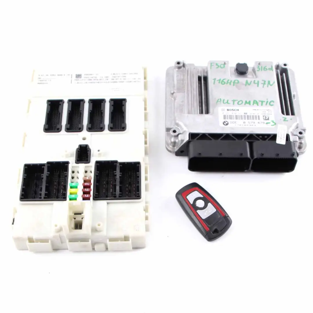 N47N Engine Control Unit ECU DDE Automatic to BMW F20 F21 F30 F31 118d 318d with Part number 8579479 BMW F20 F21 F30 F31 118d 318d N47N Engine Control Unit ECU DDE Automatic - SKU 8579479 - Part number 8579479