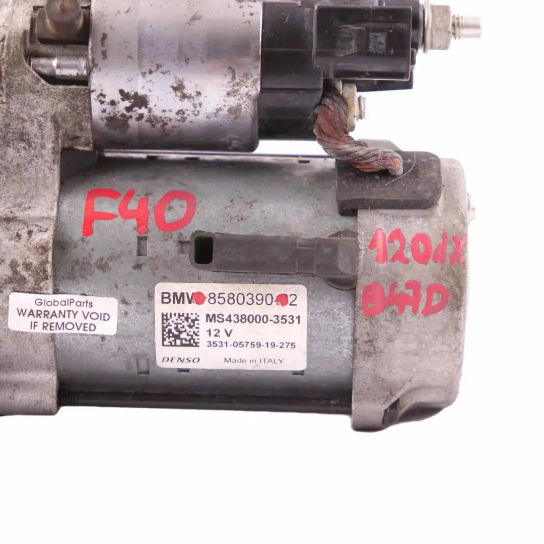 Anlasser BMW F40 F46 F48 B47B B47D B48E Dieselmotor Stellmotor für mit Teilenummer 8580390 Anlasser BMW F40 F46 F48 B47B B47D B48E Dieselmotor Stellmotor - SKU 8580390 - Teilenummer 8580390