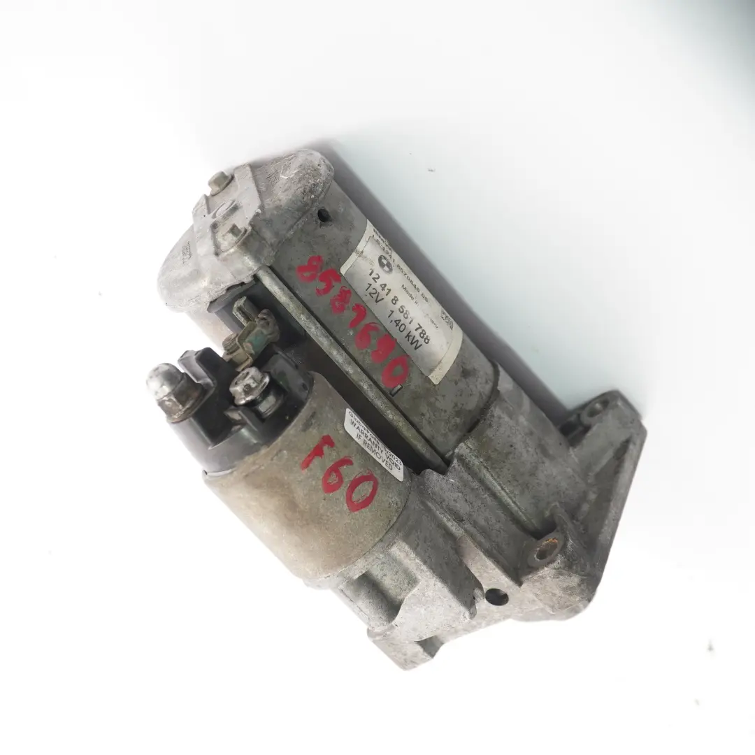 Starter Motor to BMW F45 X1 F48 Mini Cooper F55 F56 F60 Diesel Engine with Part number 8581788 BMW F45 X1 F48 Mini Cooper F55 F56 F60 Diesel Engine Starter Motor - SKU 8581788 - Part number 8581788