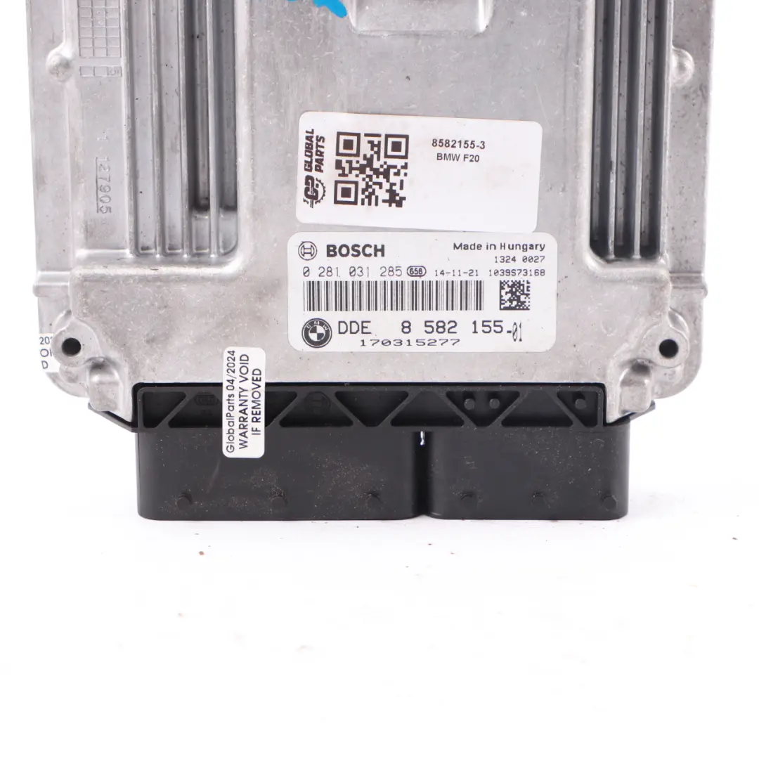 BMW F20 F30 F32 120Dx 320Dx 420Dx 184HP N47N Silnik ECU Automat - SKU 8582155-3 - Numer Części 8582155