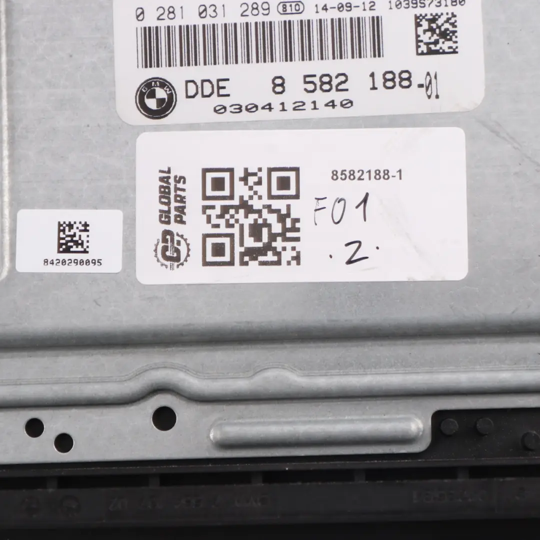BMW F01 LCI 740d N57Z 313HP Engine Unit ECU Kit DDE CAS4 Key Automatic - SKU 8582188-1 - Part number 8582188