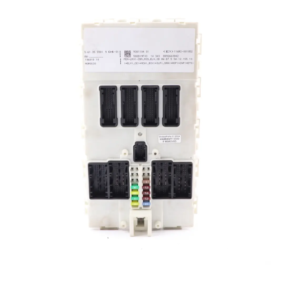 BMW F20 F21 116d N47N 116HP ECU Kit DDE Keys FEM Manual Transmission - SKU 8582280-1 - Part number 8582280