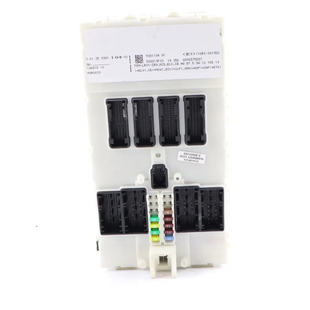 N47N 116HP ECU Kit DDE Key Lock FEM Manual para BMW F20 F21 116d con número de pieza 8582280 BMW F20 F21 116d N47N 116HP ECU Kit DDE Key Lock FEM Manual - SKU 8582280-3 - Número de pieza 8582280