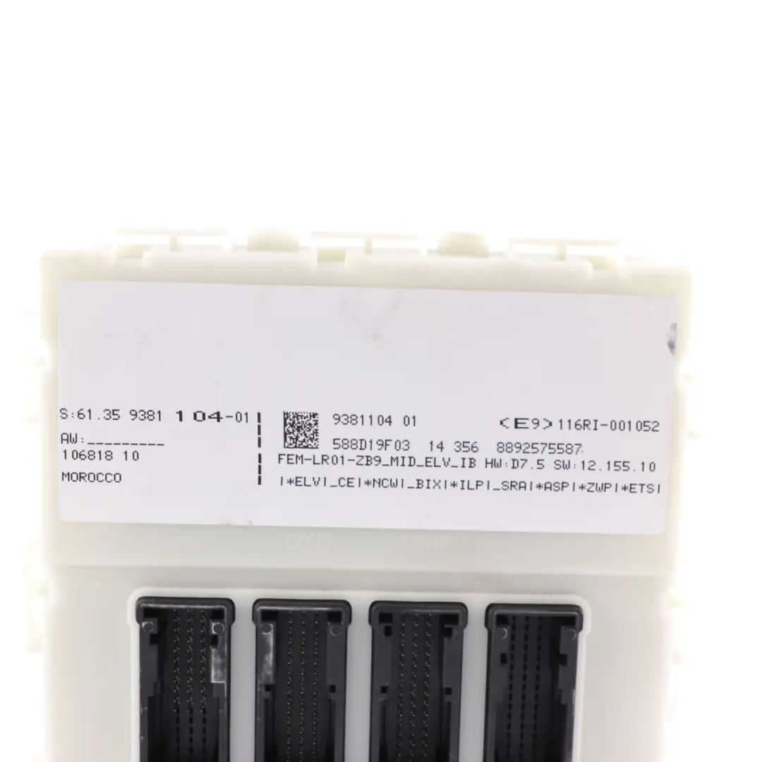 N47N 116HP ECU Kit DDE Blocco chiave FEM Manuale per BMW F20 F21 116d con numero di parte 8582280 BMW F20 F21 116d N47N 116HP ECU Kit DDE Blocco chiave FEM Manuale - SKU 8582280-3 - Numero di parte 8582280