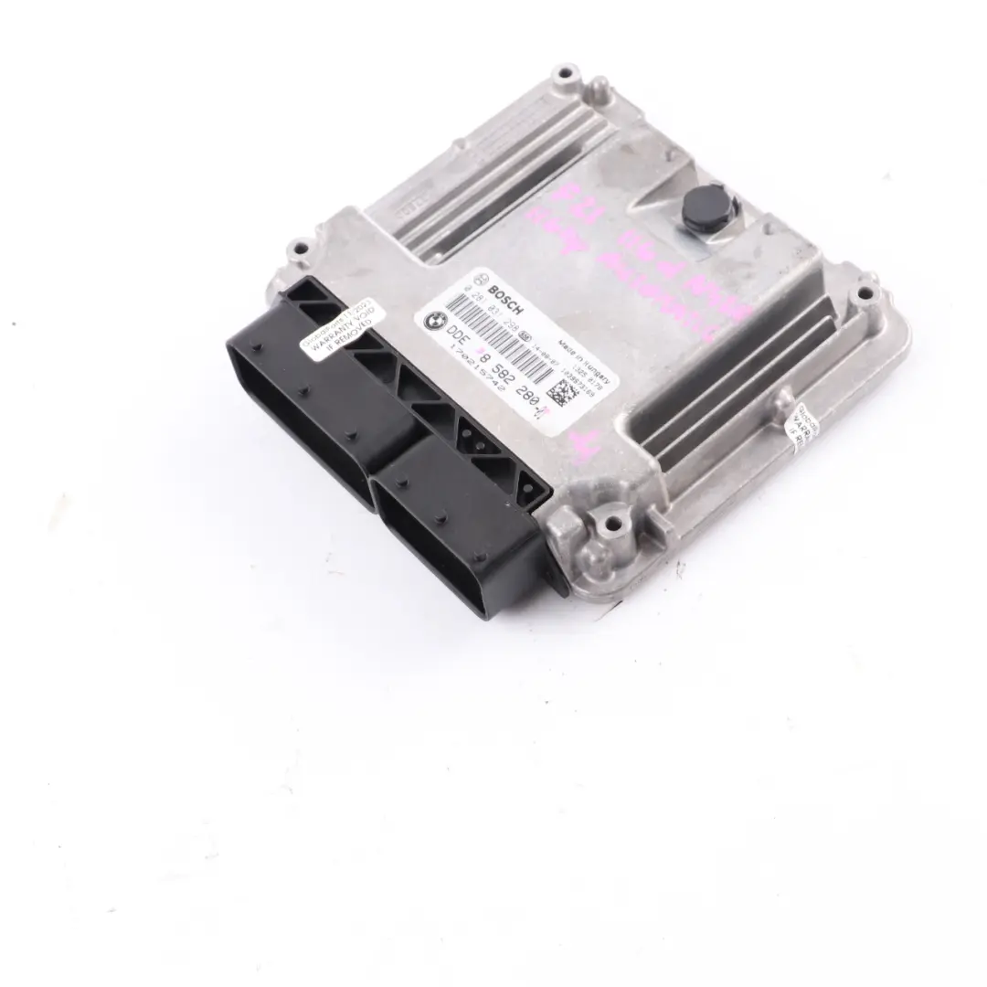N47N 116HP Control del Motor ECU DDE Transmisión Automática para BMW F20 116d con número de pieza 8582280 BMW F20 116d N47N 116HP Control del Motor ECU DDE Transmisión Automática - SKU 8582280-4 - Número de pieza 8582280