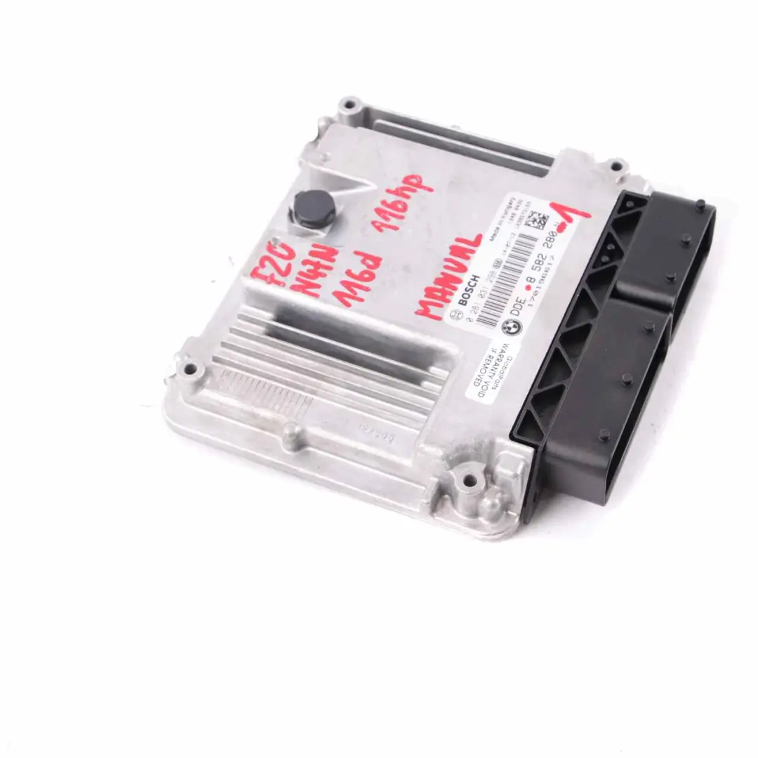 Engine Control ECU BMW F20 F21 116d N47N 116HP DDE Manual Transmission - SKU 8582280 - Part number 8582280