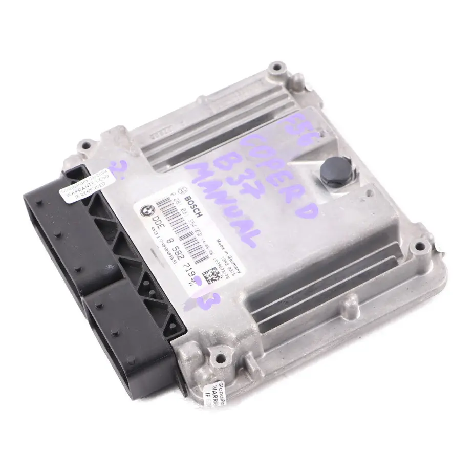 Mini Cooper D F55 F56 B37 116HP Engine Control Unit ECU DDE Manual - SKU 8582719-3 - Part number 8582719