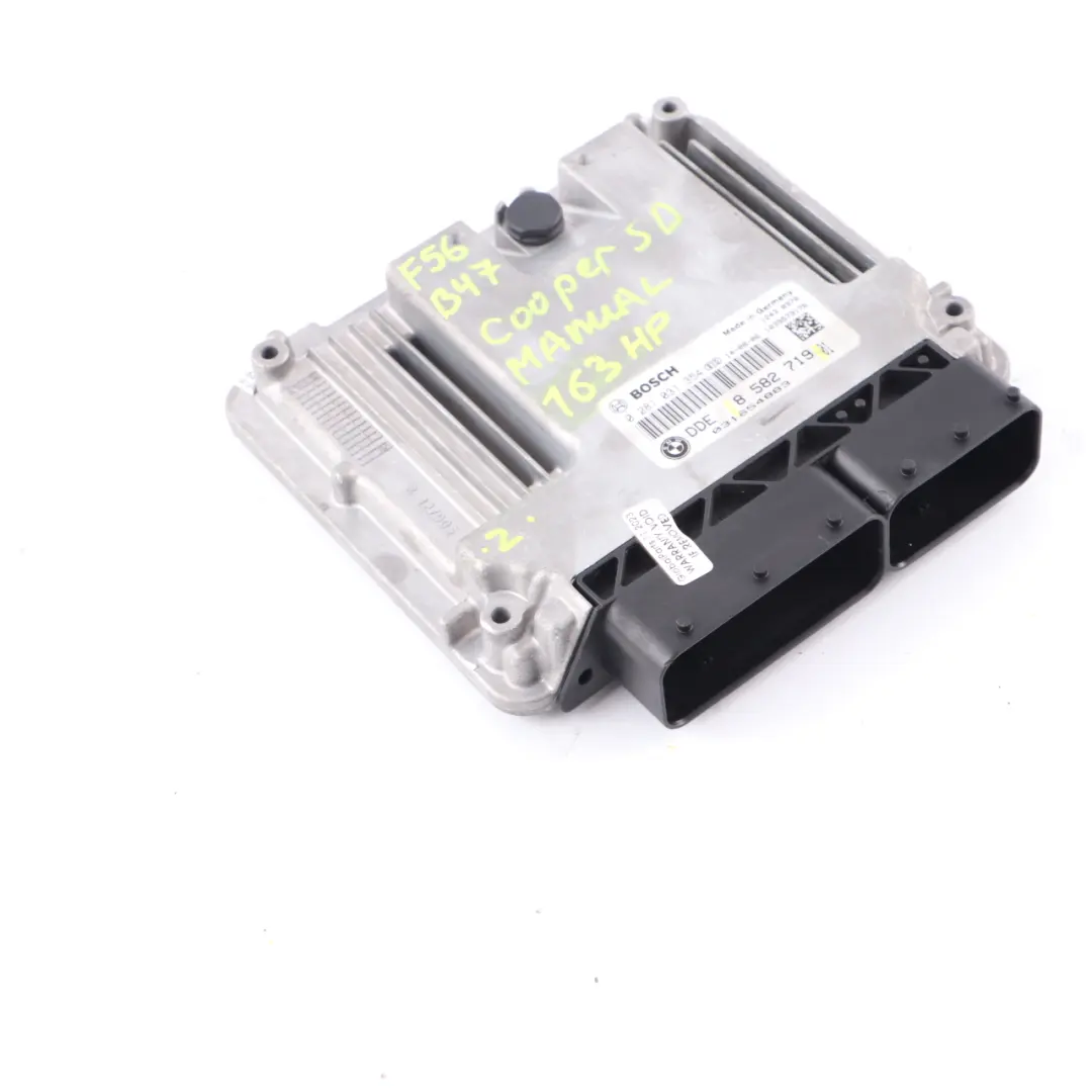 B47 163HP Engine Control Unit ECU DDE Manual to Mini Cooper SD F55 F56 with Part number 8582719 Mini Cooper SD F55 F56 B47 163HP Engine Control Unit ECU DDE Manual - SKU 8582719 - Part number 8582719