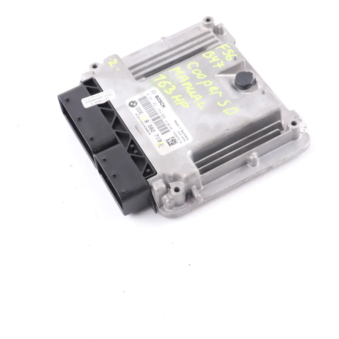 B47 163HP Engine Control Unit ECU DDE Manual to Mini Cooper SD F55 F56 with Part number 8582719 Mini Cooper SD F55 F56 B47 163HP Engine Control Unit ECU DDE Manual - SKU 8582719 - Part number 8582719