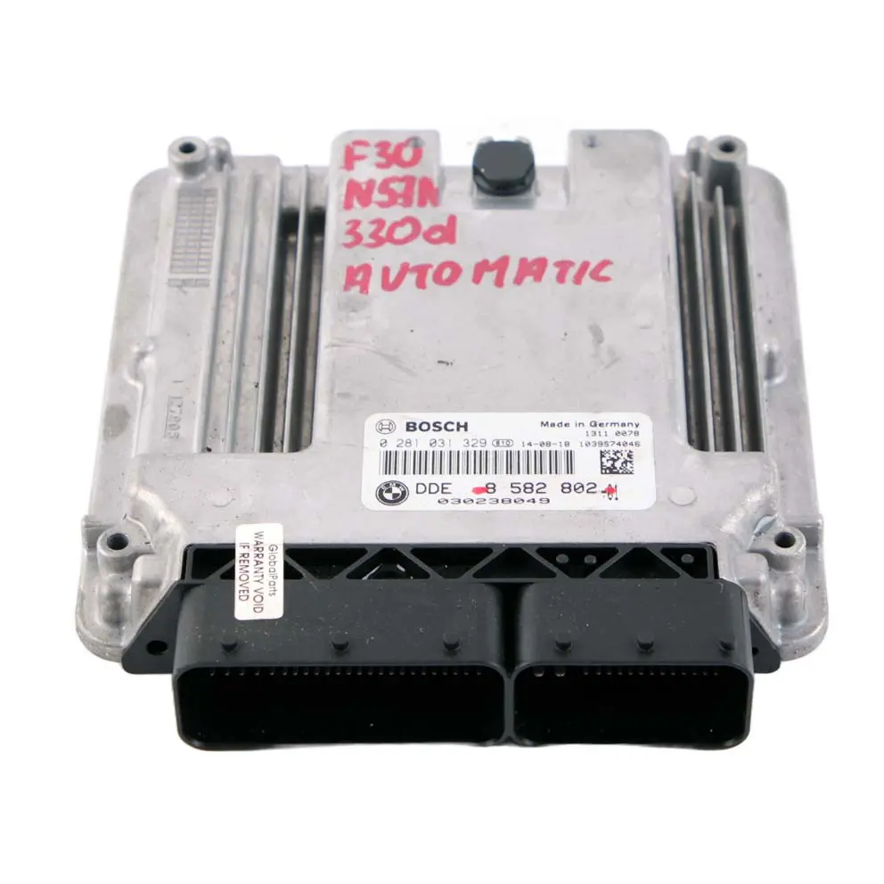  Control Unit BMW F10 F30 F31 330d 530d Diesel N57N Engine ECU DDE - SKU 8582802 - Part number 8582802