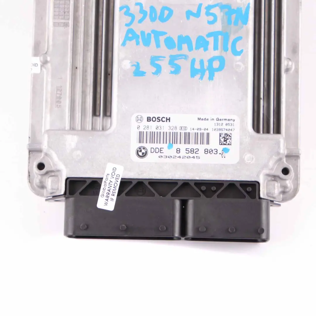 N57N 258HP Engine Control Unit Module ECU DDE Automatic to BMW F34 with Part number 8582803 BMW F34 N57N 258HP Engine Control Unit Module ECU DDE Automatic - SKU 8582803 - Part number 8582803