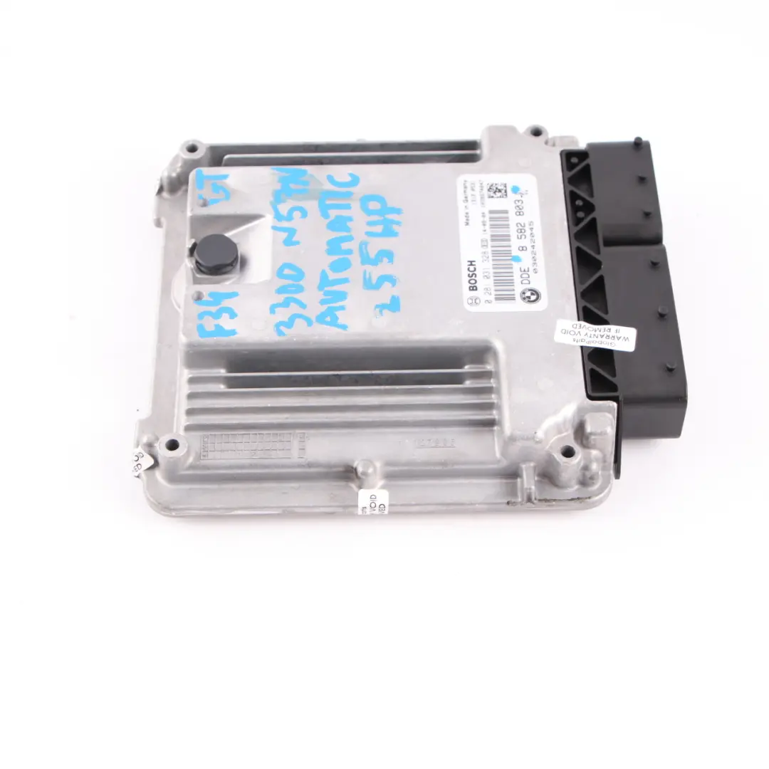 BMW F34 330d N57N 258HP Engine Control Unit Module ECU DDE Automatic - SKU 8582803 - Part number 8582803