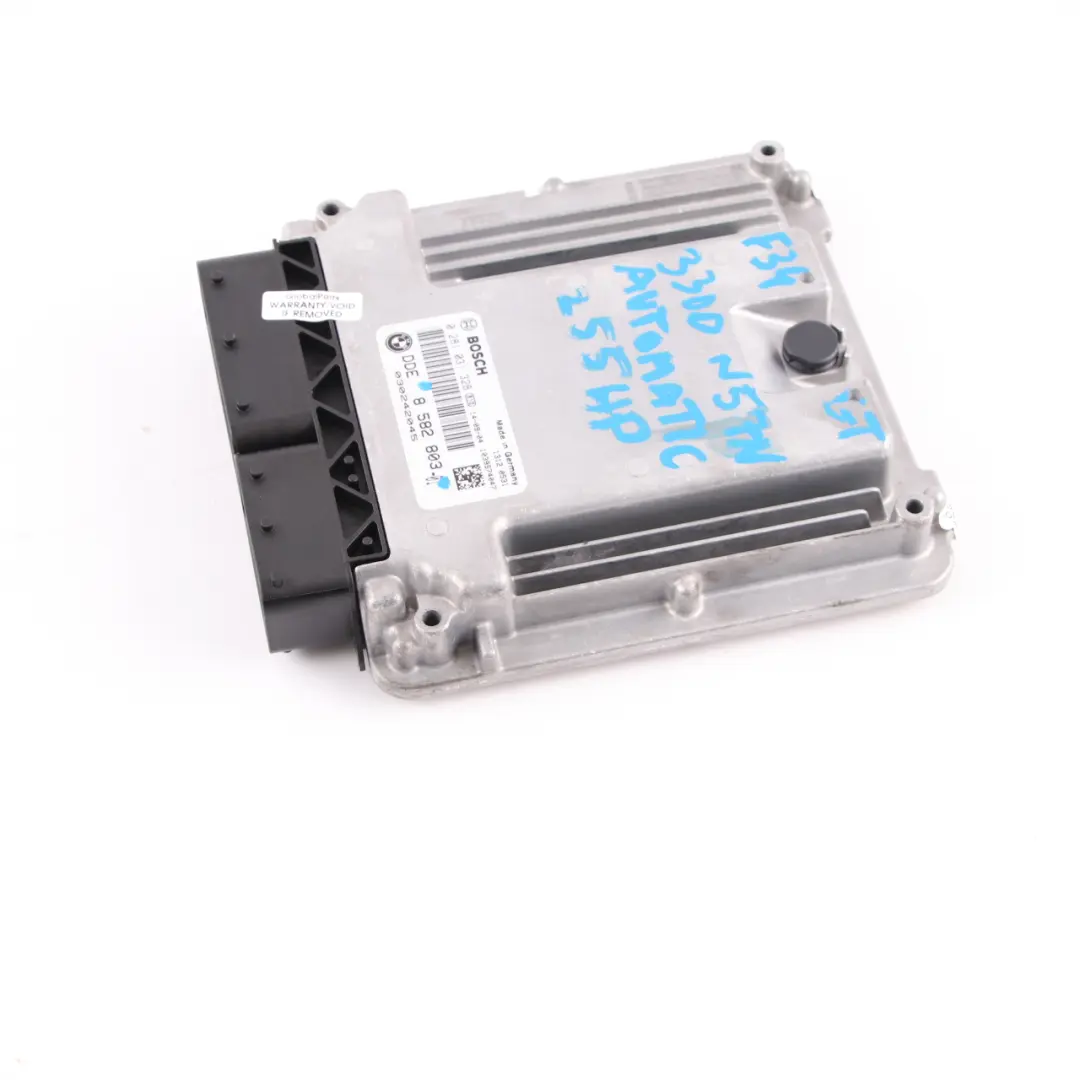 BMW F34 330d N57N 258HP Engine Control Unit Module ECU DDE Automatic - SKU 8582803 - Part number 8582803
