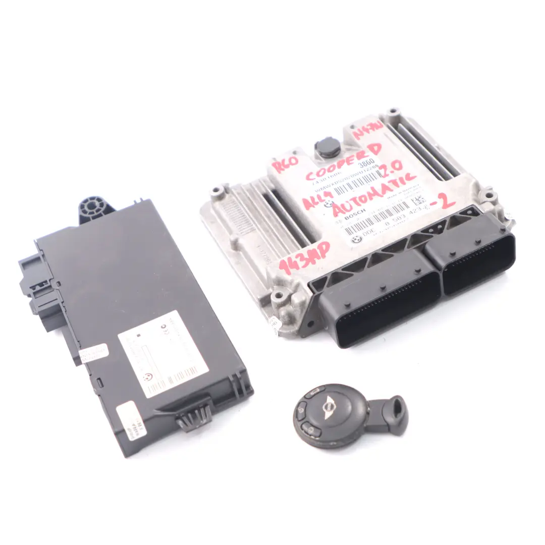 N47N 2.0 143HP Motore ECU Kit DDE CAS3 Chiave per Mini Cooper D R60 R61 ALL4 con numero di parte 8583423 Mini Cooper D R60 R61 ALL4 N47N 2.0 143HP Motore ECU Kit DDE CAS3 Chiave - SKU 8583423-2 - Numero di parte 8583423