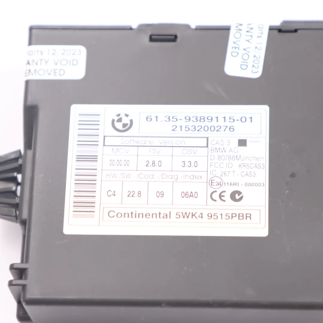 Mini Cooper D R60 ALL4 N47N 2.0 143PS Motor ECU Kit DDE CAS3 Schlüssel - SKU 8583423-2 - Teilenummer 8583423