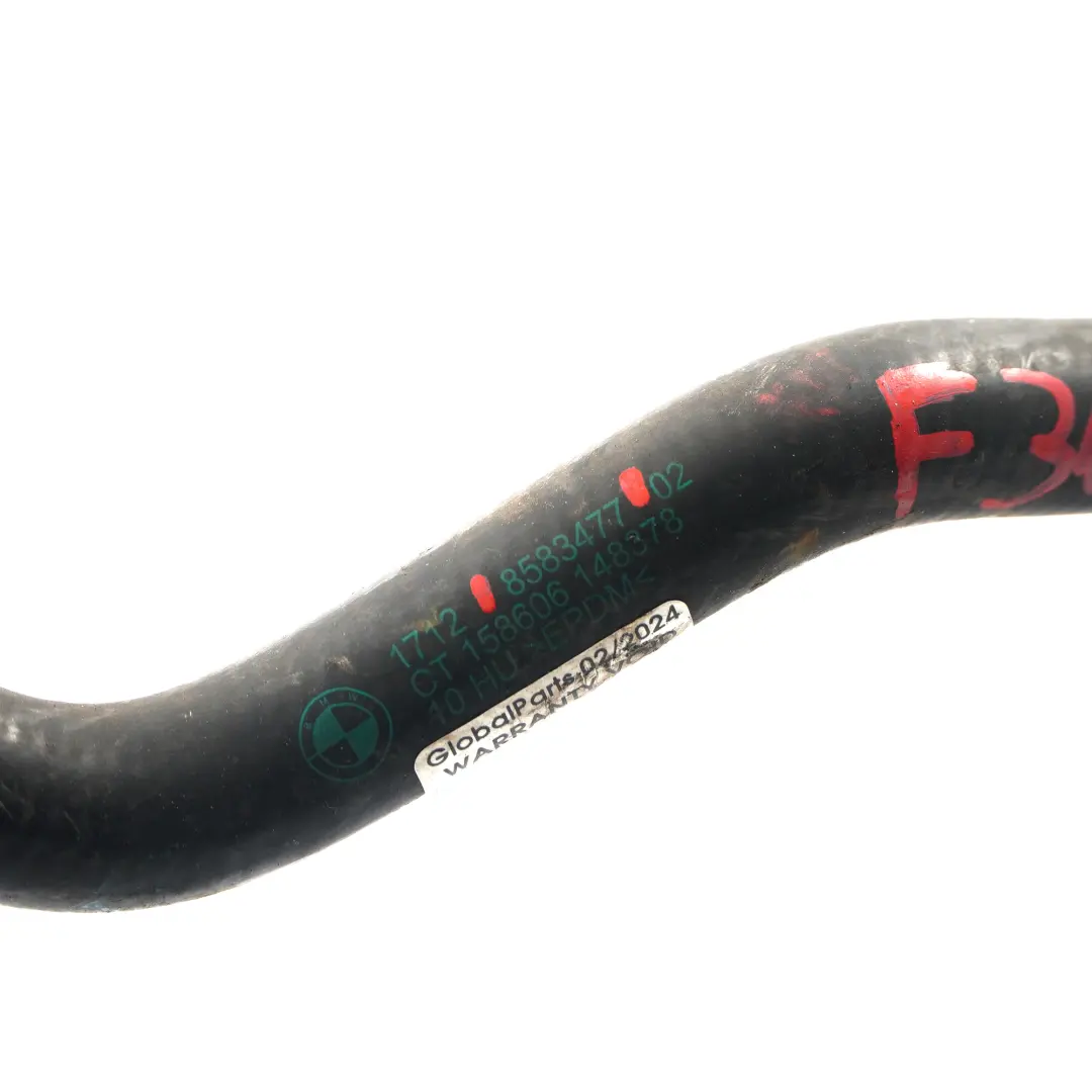 Tuyau d'eau BMW F30 F31 335dX F32 F36 435dX N57Z tuyaux refroidissement pour à propos du numéro de pièce 8583477 Tuyau d'eau BMW F30 F31 335dX F32 F36 435dX N57Z tuyaux refroidissement - SKU 8583477 - Numéro de pièce 8583477