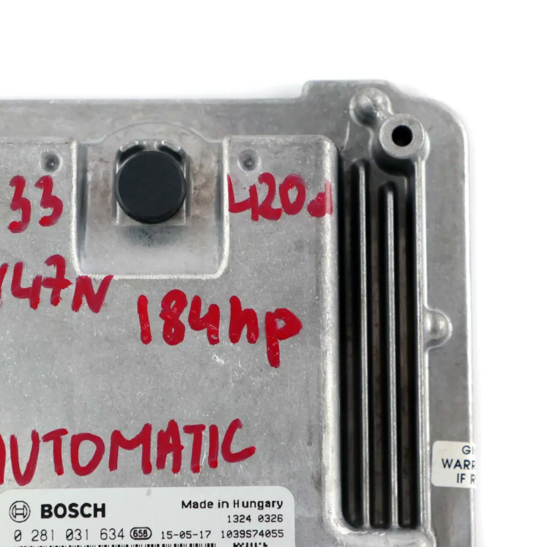 BMW 3 Series F30 F31 320d Diesel N47N 184HP ECU Kit DDE + Key + FEM - SKU 8584276-2 - Part number 8584276